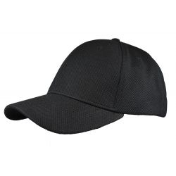 Cool dry sports cap - zwart