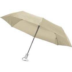 Opvouwbare automatische paraplu in een hoes.