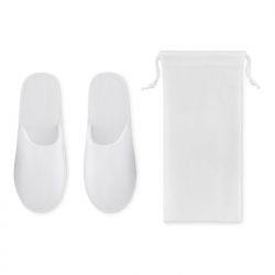 Hotelslippers in pouch
