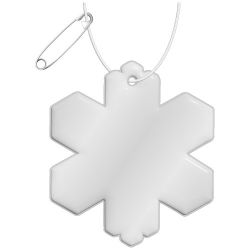 RFX™ reflecterende pvc hanger met sneeuwvlok