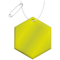 RFX™ zeshoekige reflecterende TPU hanger