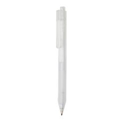 X9 frosted pen met siliconen grip